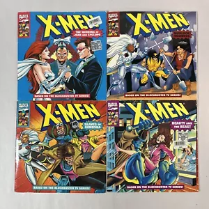 X-MEN Lote de 4 libros ilustrados de casas aleatorias 1993, 1994 - Imagen 1 de 10