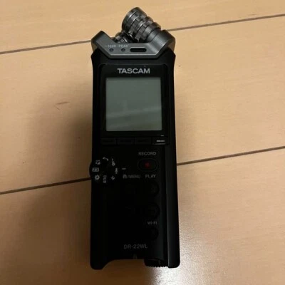 Tascam DR-22WL Portable Handheld Audio Recorder with WiFi Tested Black - Image 1 of 4