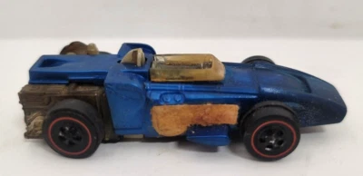 复古 1970 年 Indy Eagle 蓝色 Sizzlers 美泰风火轮 Redline 查看图片/Desc — 第 1/4 张图片