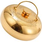 Reusable Winter Hand Warmer Outdoor Brass Water Kettle Decor Heat Bag