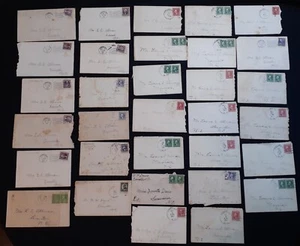 Lote de cubiertas Candler NC 1912-1938 X32 Rural Mail Allman Family Western NC - Imagen 1 de 2