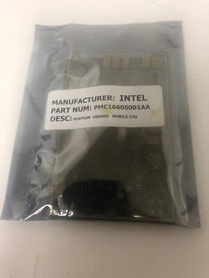 Intel Mobile Pentium 166Mhz CPU PMC16605001AA   - Image 1 of 3