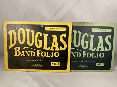 1929 Douglas Band Folio Vol. 1 & 2 Cornet (solo) Sheet Music Americana Waltz - Image 1 of 4