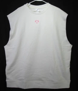 Adidas Trae Sweatshirt Mock Top Sleeveless Basketball Off White Men XL IL1609 - Imagen 1 de 8