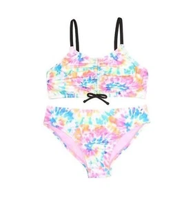 Girls Tie Dye 2-Piece Bikini Swimsuit bathing suit size XS 4/5  (A54) - Picture 1 of 9