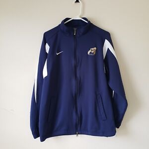 Lake County Captains Full-Zip Jacket Mens Large Blue Nike Fit Dry MiLB *STAINS*