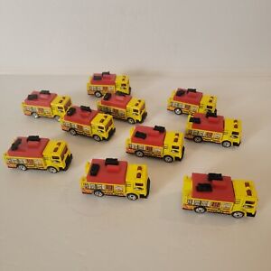 10 Matchbox Hero City Auxiliary Power Truck Airport Alarm Yellow Die Cast 1:84