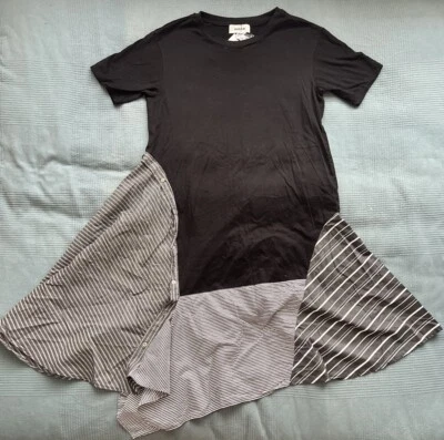 Vestido de algodón negro Zucca nuevo con etiquetas talla M precio de venta sugerido por el fabricante 450 USD Japón RARO Foto 1 de 4