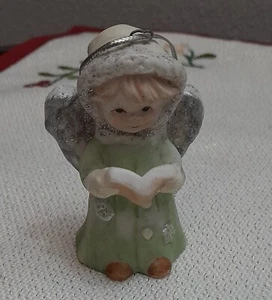 Vintage Keramik Chor Engel/Glocke Ornament - Bild 1 von 4