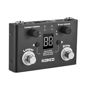 KOKKO Multifunktionales Drum & Looper Effektpedal Tuner Page-Turner O7Q1 - Bild 1 von 8