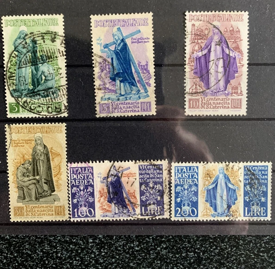 Italy 1948 St Catherine Set Fine Used - Image 1 of 1
