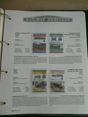 RAILWAY HERITAGE 1983 MINT STAMPS  GRENADINES OF ST VINCENT 75C $1 $2.5 $3 - Image 1 of 4