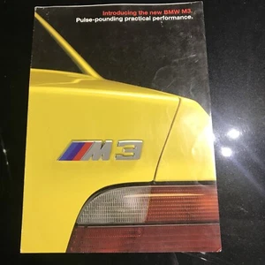 1995 BMW M3 E36 1st Year Introduction Brochure M-3 Coupe US-model Sales Catalog - Picture 1 of 4