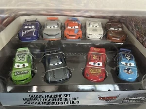 Disney Pixar Cars Deluxe Figurine Play Set with Apple Car NEW - Picture 1 of 1