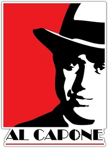 Al Capone Beer Brazil Alcohol Car Bumper Window Locker Sticker Decal 4"X5" - Picture 1 of 1