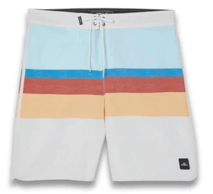 Pantalones cortos de tabla O'Neill Lennox Scallop 19 - Nuevos con etiquetas para hombre 40 tostados / múltiples - #44296-A6 - Imagen 1 de 2