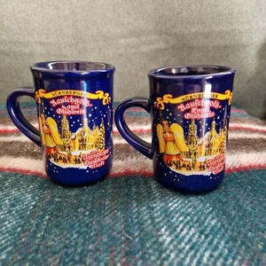 Pair Of Nurnberger Germany Christkindlesmarkt Mug Christmas Market Rauschgold  - Picture 1 of 10
