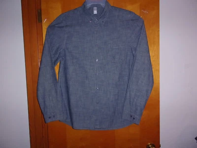  "АЛЬТЕРНАТИВА" МУЖСКОЙ СЕРЫЙ, L/S НА ПУГОВИЦАХ ВОРОТНИК ХЛОПКОВАЯ ПОВСЕДНЕВНАЯ РУБАШКА - Изображение 1 из 3