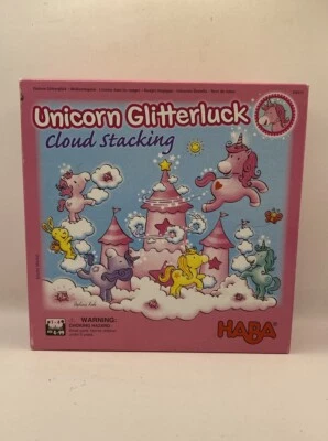 HABA : Unicorn Glitterluck - Cloud Stacking - Very Good / Complete - Image 1 of 4