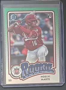 Noelvi Marte 2024 Bowman Rookie of the Year Favorites Insert RC #ROY-4 Reds - Picture 1 of 2
