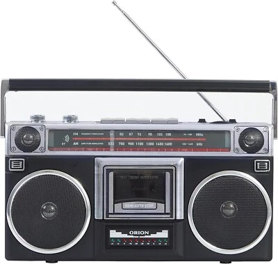 NEW ORION SCR-B5 Bluethooth equipped radio cassette player FM Retro Boombox - Image 1 of 4