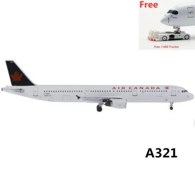 1:400 Aeroclassics AC19185 Air Canada A321 C-GITU Aircraft Model +Free Tractor - Image 1 of 3
