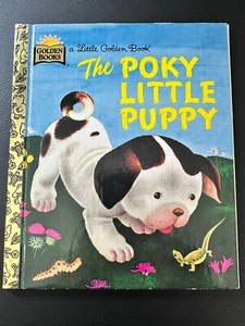 Little Golden Book 1970 The Poky Little Puppy - Imagen 1 de 4