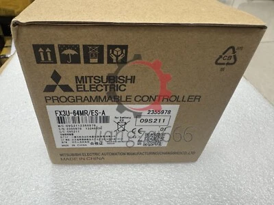 1PC New Mitsubishi PLC FX3U-64MR/ES-A Programmable Logic Controller - Image 1 of 4