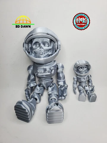 Flexible Skeleton Spaceman Cover