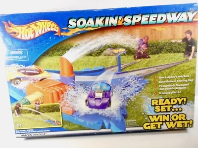 2001 Sealed New Old Stock Mattel Hot Wheels Soakin' Speedway - Free Shipping - Image 1 of 4