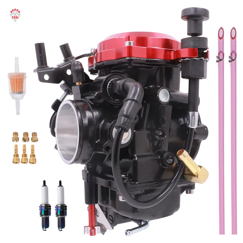 Carburador para Harley Davidson Dyna Electra Glide Fatboy Heritage Softail vermelho - Imagem 1 de 4