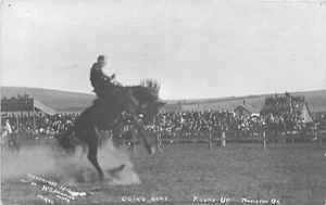 Pendleton Oregon 1910 Rodeo Vaquero Bowman Postal RPPC 24-10906 - Imagen 1 de 2
