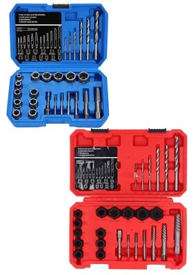 N.D Set 26 Estrattori Per Viti Bulloni Dadi Prigionieri Danneggiati con Punte