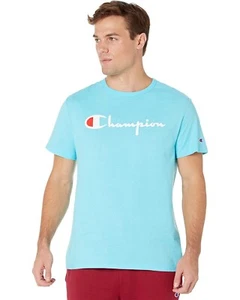 CHAMPION LIFE MEN'S LIGHTWEIGHT TEE - EXHIBIT BLUE - MEDIUM - Picture 1 of 4