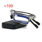 Portable TR90 Plastic Titanium Screwless Foldable Anti-Blue Reading Glasses