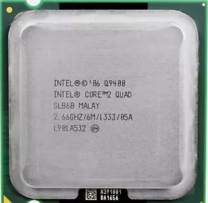 Intel Core 2 Quad Q9400 CPU Processor 2.66Ghz 6M 1333GHz Socket Desktop CPU - Picture 1 of 1