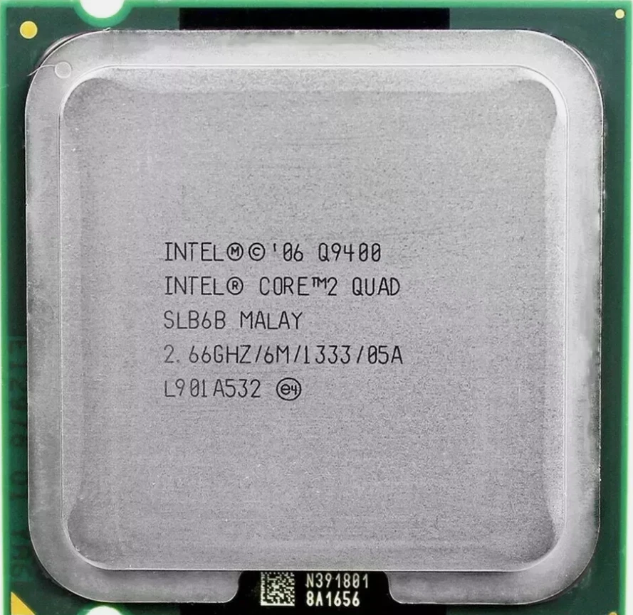 Intel Core 2 Quad Q9400 CPU Processor 2.66Ghz 6M 1333GHz Socket Desktop CPU - Image 1 of 1
