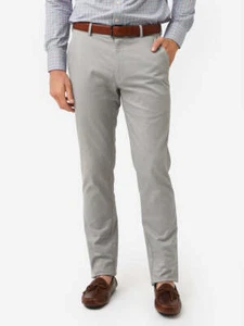 Peter Millar Crown Men's Pilot Twill Flat Front Trouser Pants Size 38x37 - Picture 1 of 10