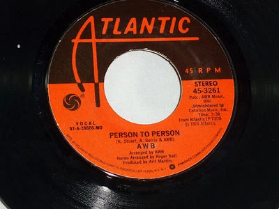 AWB:  Person to Person / Cut the Cake  [new Unplayed Copy mfg sleeve] - Image 1 of 2
