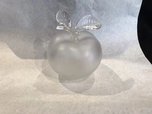 Impresionante Botella Perfume Manzana Lalique Nina Ricci GRANDE POMME Cristal 5.75" - Imagen 1 de 15