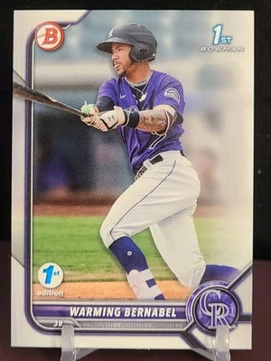 2022 Bowman 1st Edition Warming Bernabel #BPPF-46 1st Bowman RC - Image 1 of 2