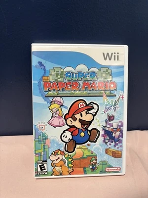 Super Paper Mario Nintendo Wii Complete CIB, TESTED. Free Shipping - Image 1 of 4