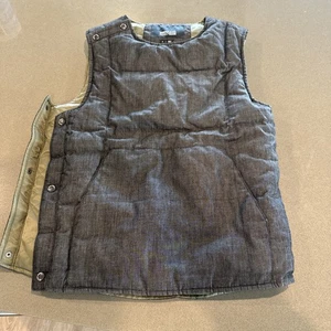 Mostly Heard Rarely Seen Vest RARE Quilted Puffy Black TRENDING DESIGNER - Picture 1 of 16