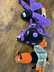 Lot Of 3 Commonwealth Plush Bugs 1994 Bean Bag Plush - Picture 1 of 5