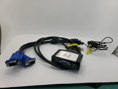Interruptor KVM externo Rosewill (RKV-2UC) 2 puertos  Foto 1 de 4
