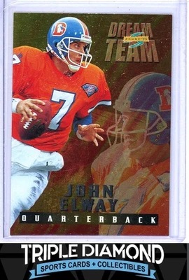 1995 Score Football #DT10 John Elway Dream Team Broncos L523 - Image 1 of 2