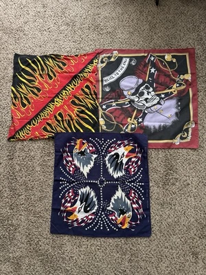 Paquete de 3 pañuelos gráficos Americanos de colección hechos en EE. UU. Foto 1 de 4