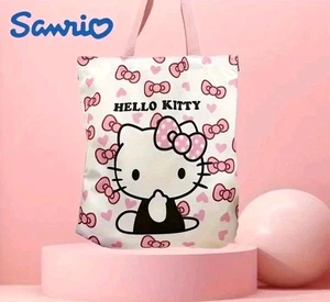 ❤️ Hello Kitty Sanrio Tasche Neu Ovp Canvas Stofftasche Handtasche Ca. 26x26 Cm - Bild 1 von 1