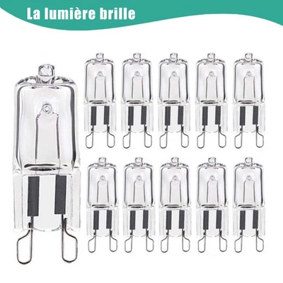 10Pcs G9 LED Halogen Bulb 60W 50W 40W 25W 220V Warm Whtie Filament  Replace Lamp - Image 1 of 4