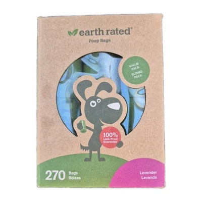 Bolsas para caca de perro con clasificación Earth Bolsas para caca gruesas y fuertes para perros garantizadas 270  Foto 1 de 3